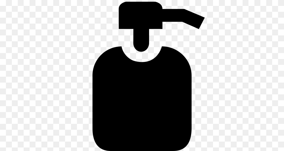 Wash Body Wash Foam Dispenser Icon With And Vector, Gray Free Png