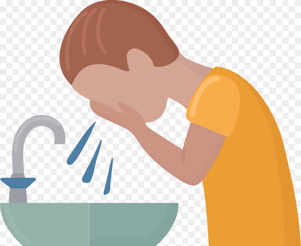 Wash Face Clipart, Person, Washing, Architecture, Fountain Png Image