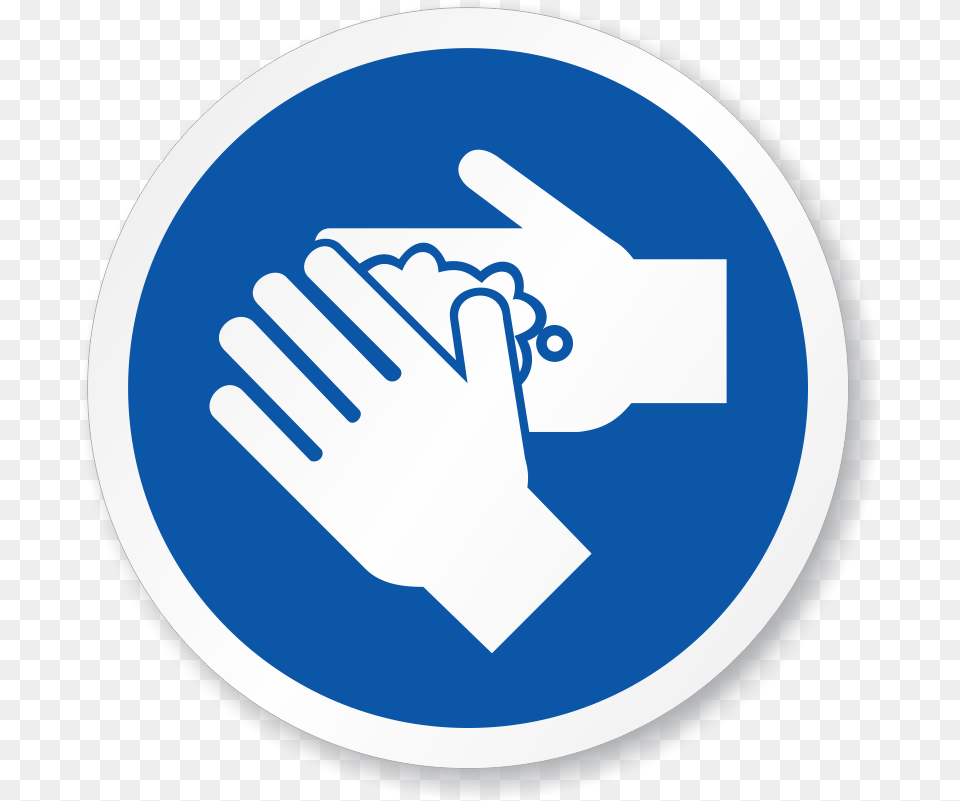 Wash Hand Symbol Health And Safety With Animals Sanitize Your Hands Sign, Body Part, Person, Disk Free Transparent Png