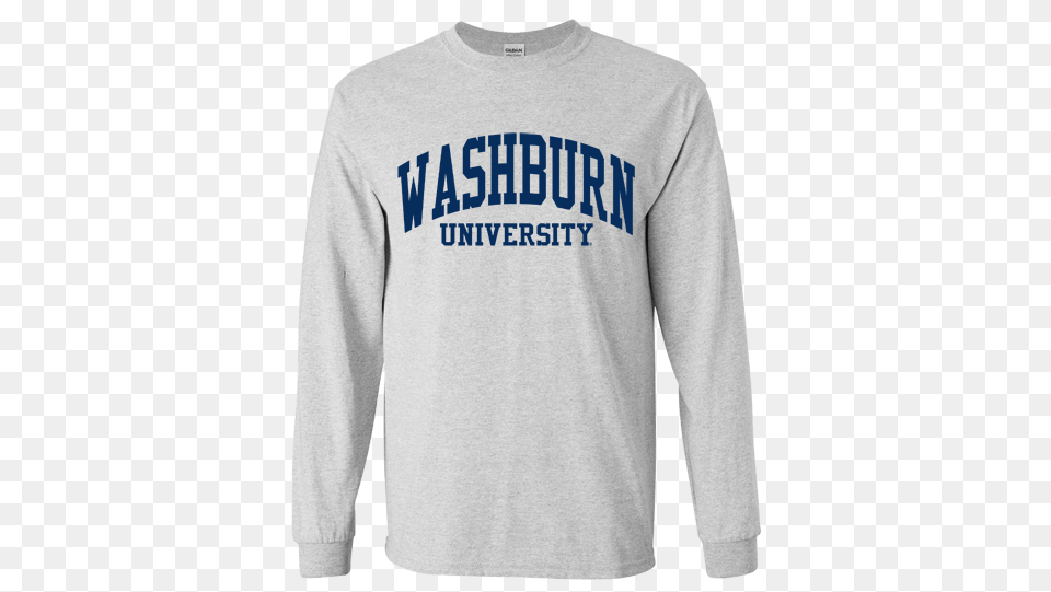 Washburn University Arch Simple Gildan Heavy Cotton Shirt, Clothing, Long Sleeve, Sleeve, T-shirt Free Transparent Png