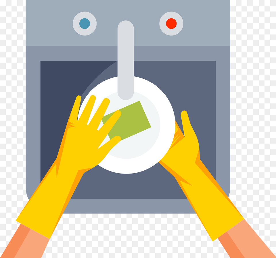 Washing Dishes Clipart, Cleaning, Person Png