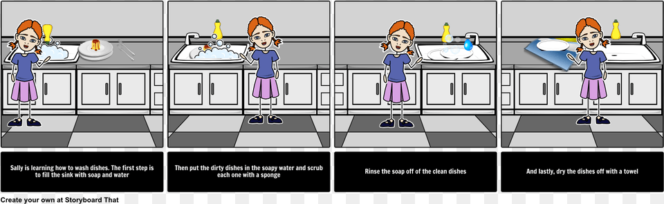 Washing Dishes Steps, Book, Comics, Publication, Person Png