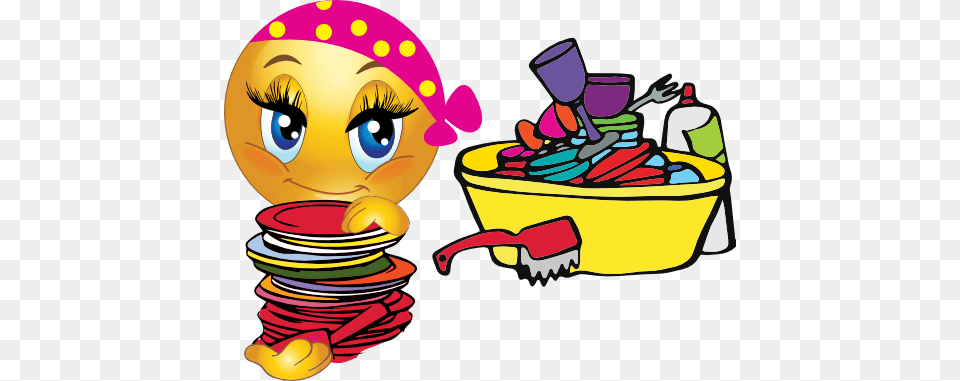 Washing Girl Smiley Emoticon Clipart, Person, Baby, Bathing, Grass Png