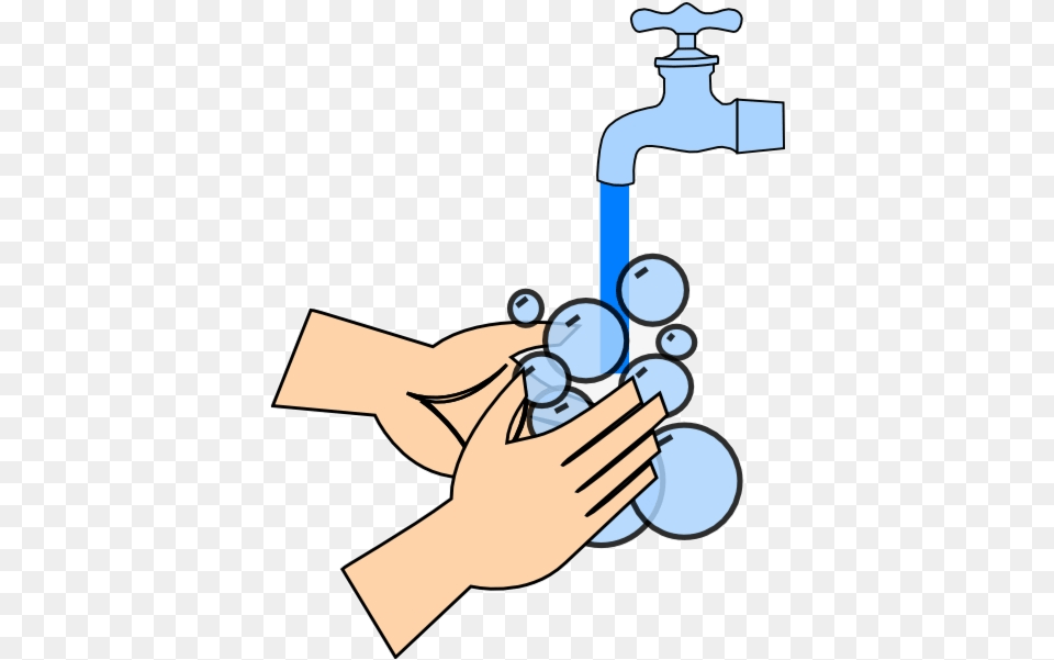 Washing Hands Clip Art At Clker Com Vector Transparent Washing Hands Cartoon, Person, Smoke Pipe Free Png Download