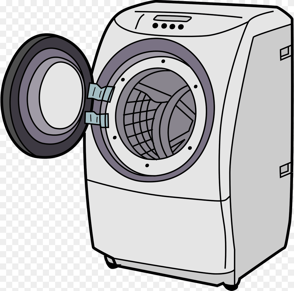 Washing Machine Clipart, Appliance, Device, Electrical Device, Washer Free Png