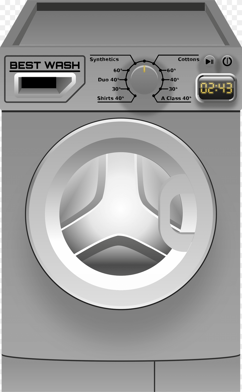 Washing Machine Clipart, Appliance, Device, Electrical Device, Washer Png