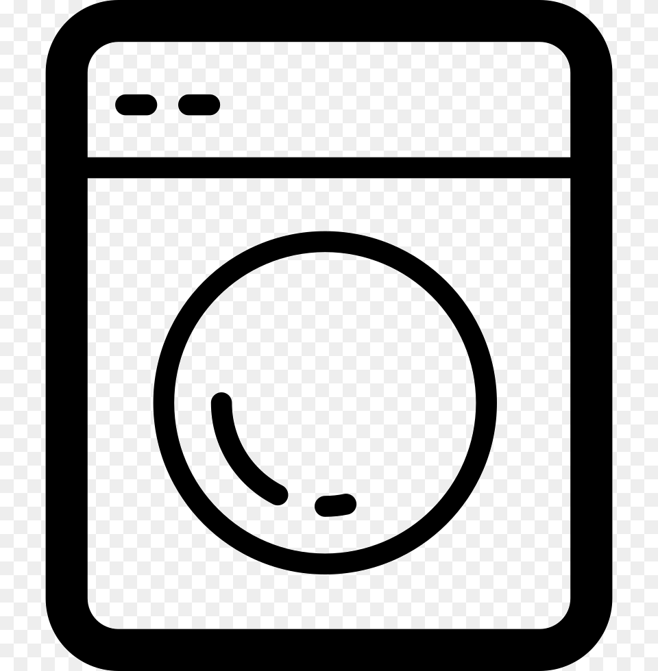 Washing Machine Outline Icon Download, Appliance, Device, Electrical Device, Washer Free Transparent Png