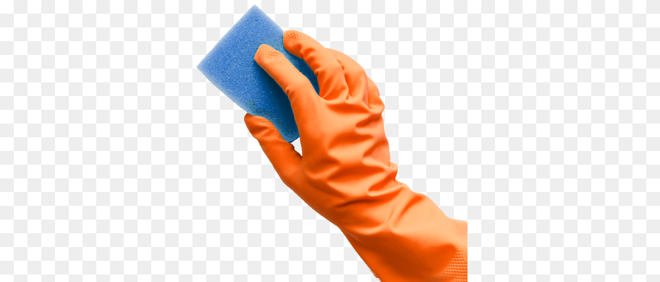 Washing Sponge In Hand Dlpng, Clothing, Glove, Cleaning, Person Free Transparent Png