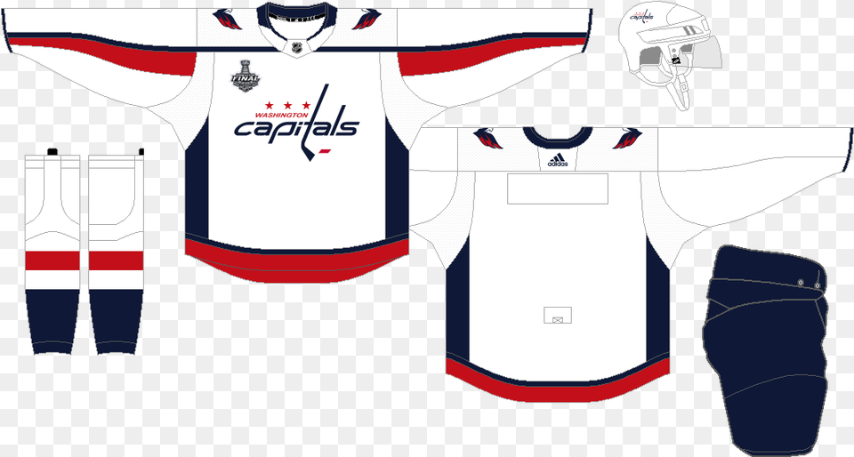 Washington Capitals 3quot X 4quot Decal, Clothing, Shirt, T-shirt, Helmet Png Image