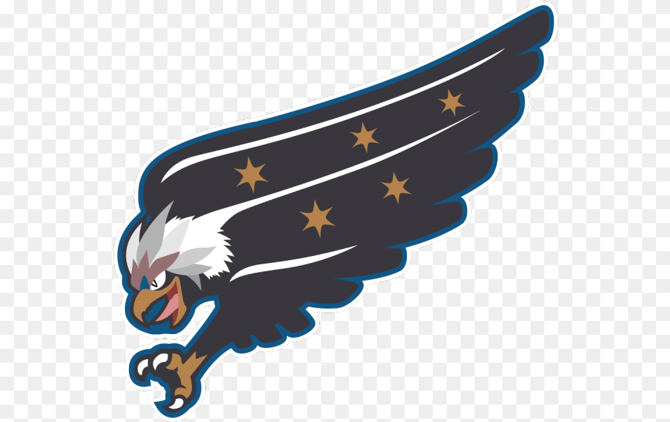 Washington Capitalsbraviary Logo Eagle Washington Capitals, Animal, Bird, Vulture, Fish Png