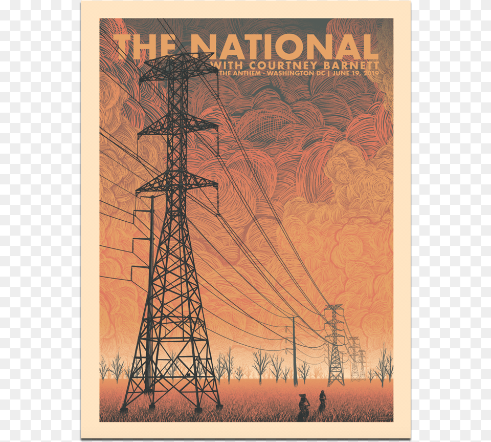 Washington Dc Anthem Poster June 19 2019 National Tour Poster 2019, Cable, Power Lines, Electric Transmission Tower, Architecture Free Png Download