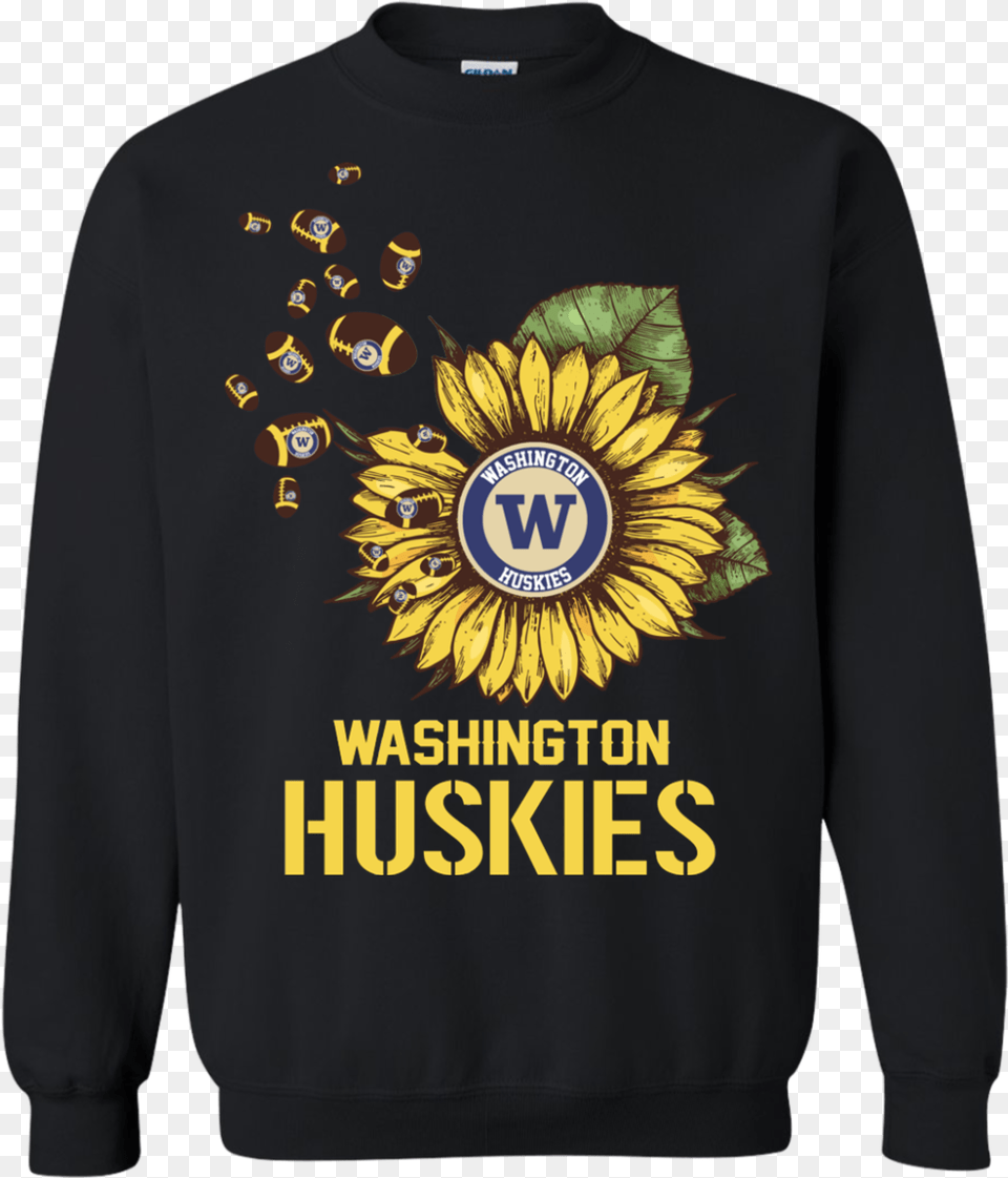 Washington Huskies Football Sunflower Shirts 29 Shirts Dog Mom, Clothing, Sweatshirt, Sweater, Knitwear Free Transparent Png