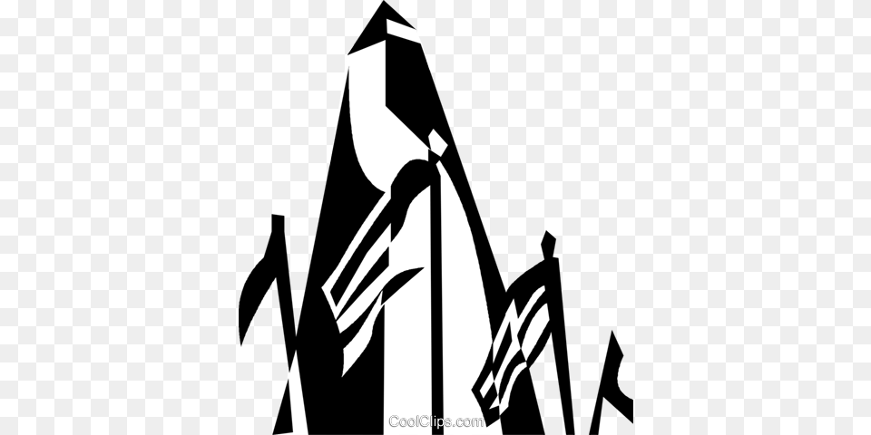 Washington Monument Royalty Vector Clip Art Illustration, Stencil, Smoke Pipe Free Png