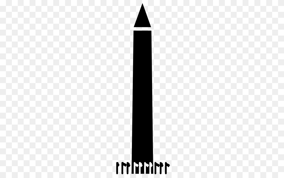 Washington Monument Rubber Stamp Stampmore, Gray Free Transparent Png