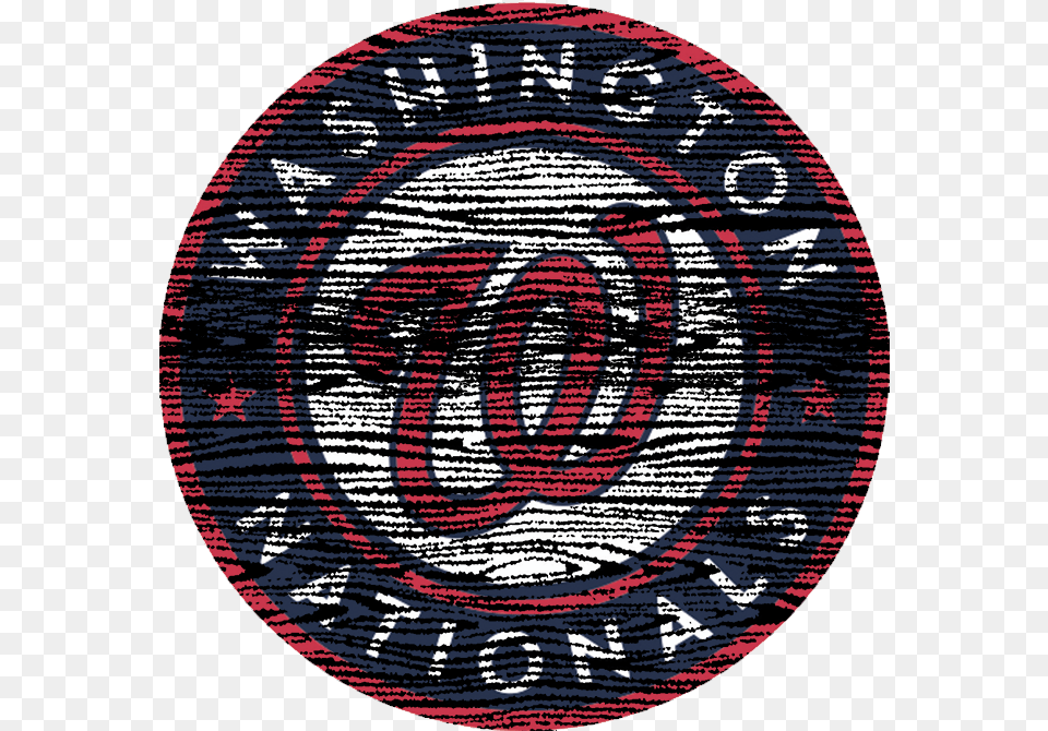 Washington Nationals 2011 Present Primary Logo Distressed Emblem, Home Decor, Rug Png Image