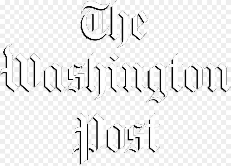 Washington Post Calligraphy, Handwriting, Text Png Image