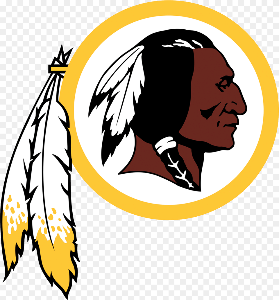 Washington Redskins Logo, Leaf, Person, Plant, Face Free Png Download