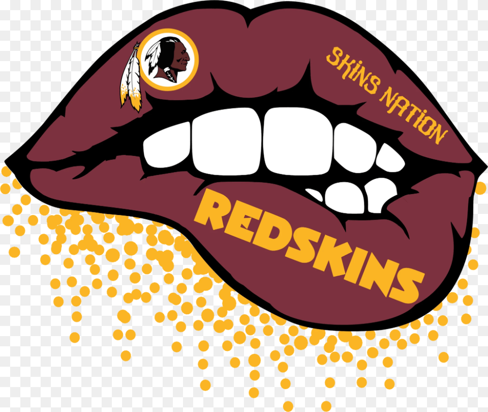Washington Redskins Logo Svg, Teeth, Person, Mouth, Body Part Png Image