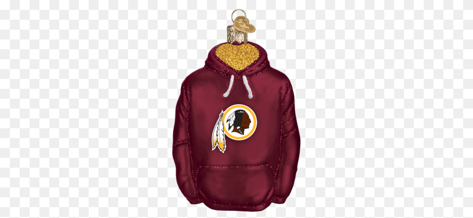 Washington Redskins Stocking Old World Christmas, Bag, Clothing, Hoodie, Knitwear Free Png