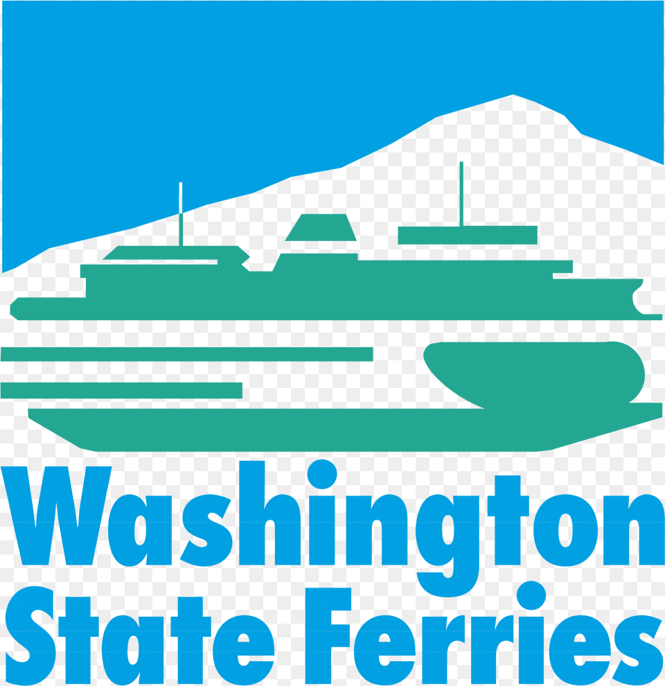 Washington State Ferries Logo Transparent Logo Washington State Ferries, Transportation, Vehicle, Yacht, Ship Png Image