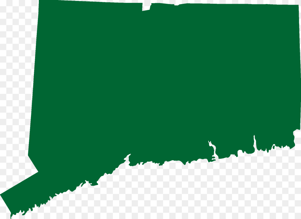 Washington State Outline Connecticut Flag Map, Green, Paper, Text Png Image