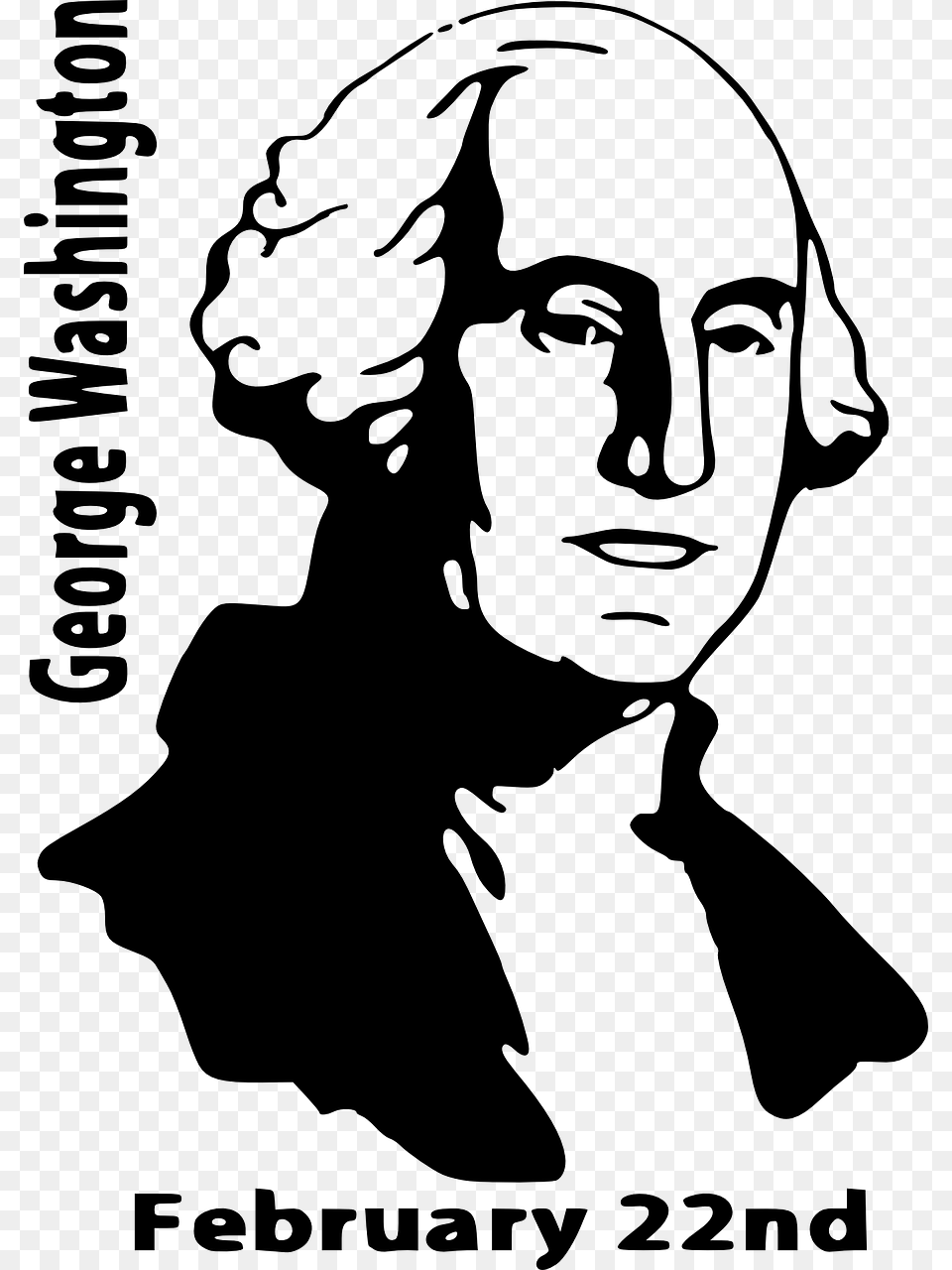 Washington Vector Hat Presidents Day Clip Art, Gray Png