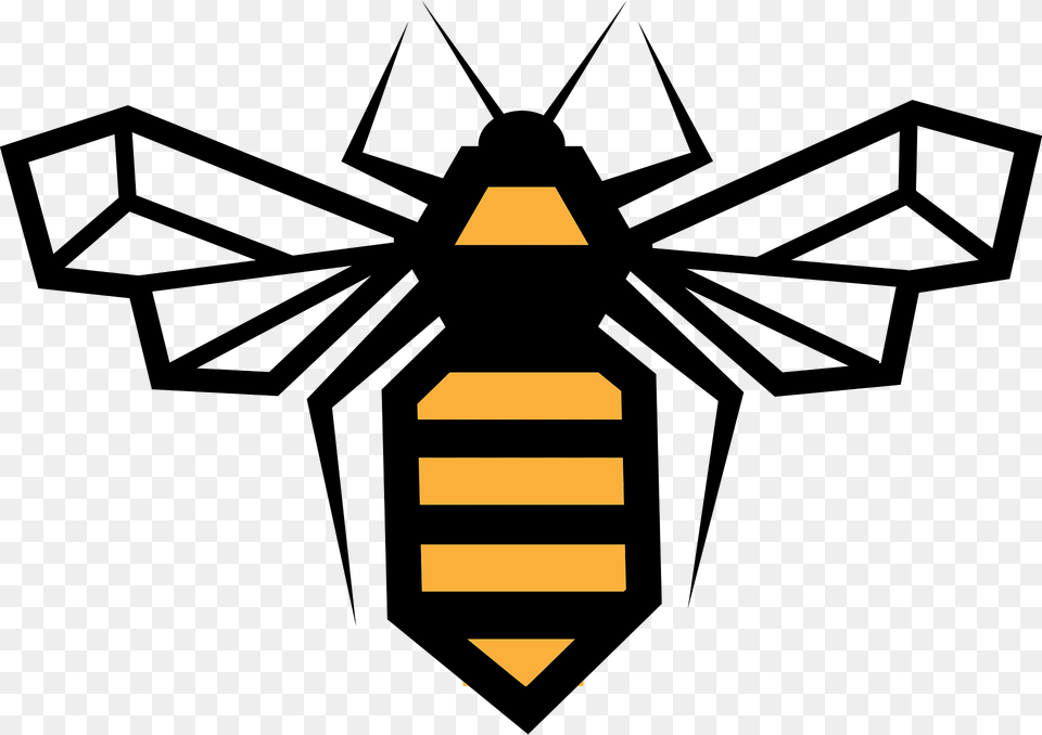 Wasp Bee Clipart, Cross, Symbol, Animal, Insect Png Image