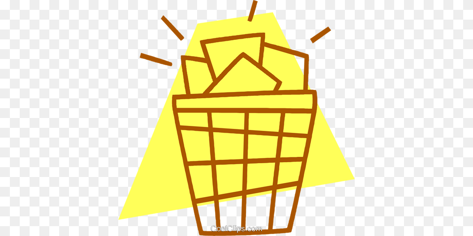 Waste Basket Royalty Vector Clip Art Illustration, Cross, Symbol Png