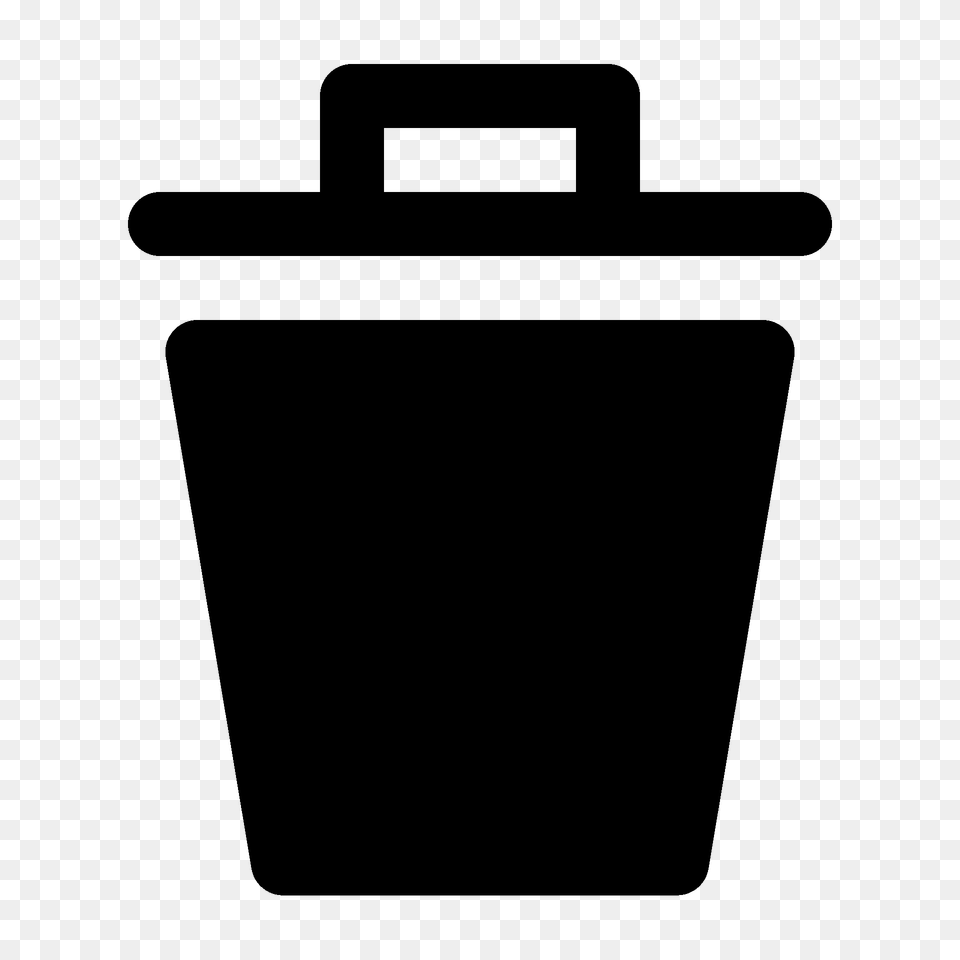 Waste Basket Silhouette, Bag Png Image