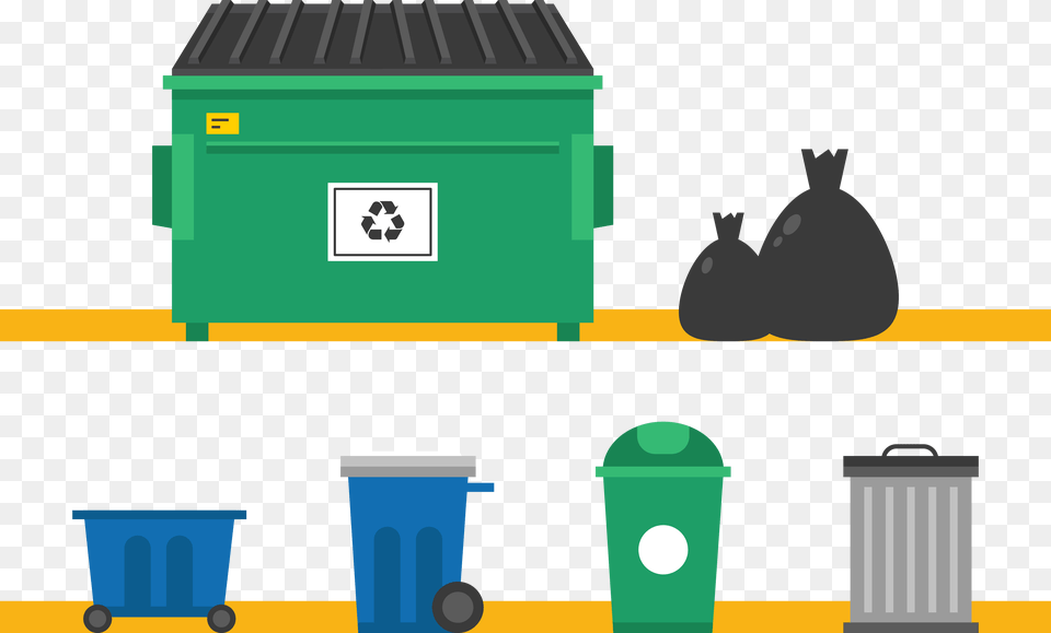 Waste Container Dumpster Recycling Clipart Cartoon Dumpster, Tin, Can, Trash Can Free Png