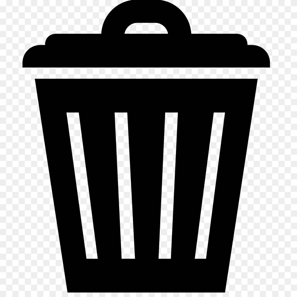 Waste Icon, Gray Free Png Download