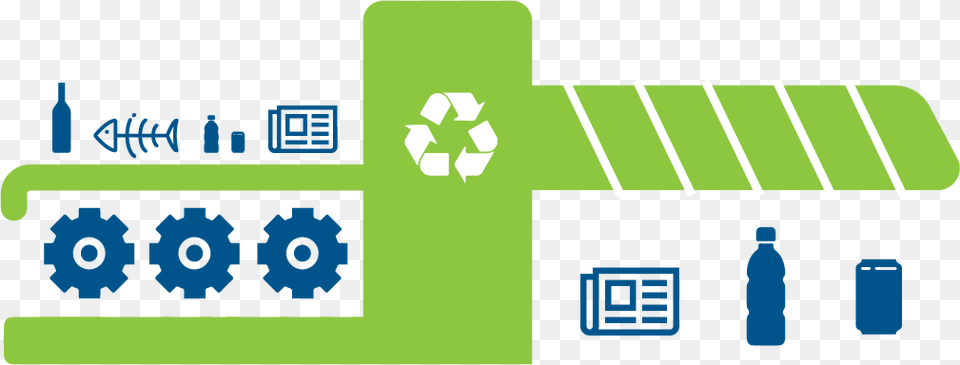 Waste Is Sorted And Recyclable Materials Are Pulled Material Recovery Facility Icon, Recycling Symbol, Symbol, Person Png Image
