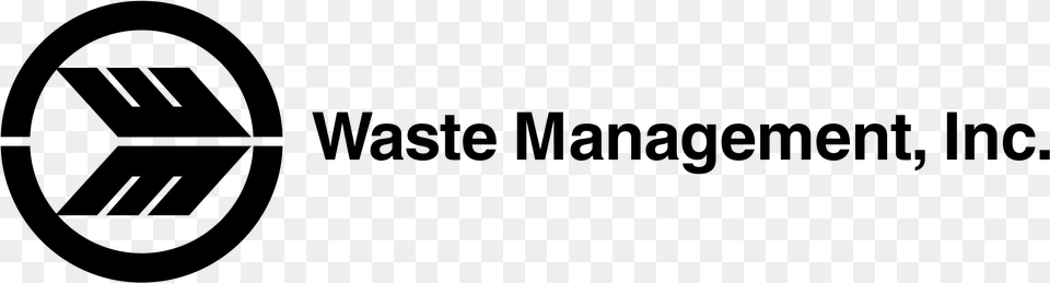 Waste Management Inc Logo Transparent Circle, Gray Png Image