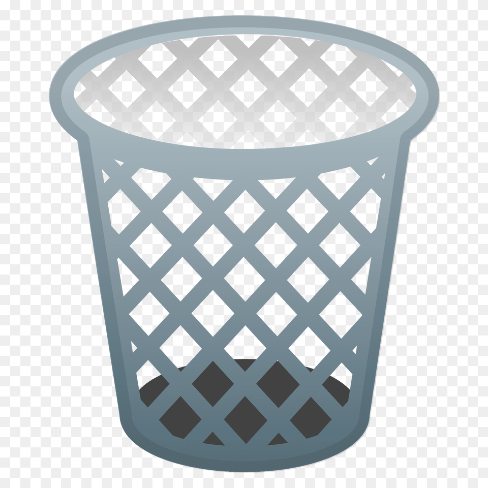 Wastebasket Emoji Clipart, Basket, Tin, Can, Trash Can Free Transparent Png