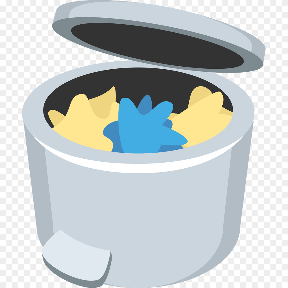 Wastebasket Emoji Clipart, Tin, Can, Trash Can, Disk Png