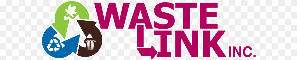 Wastelink Waste Link Inc, Logo, Sticker, Recycling Symbol, Symbol Free Png