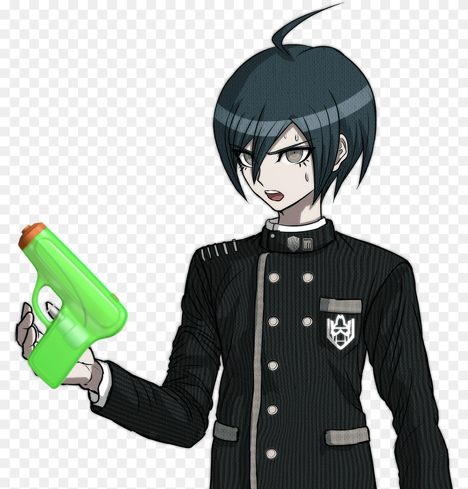 Wat Tf Is He Gonna Do With This Mod Ouma Saihara Sprite Shuichi Saihara, Publication, Book, Comics, Adult Png Image