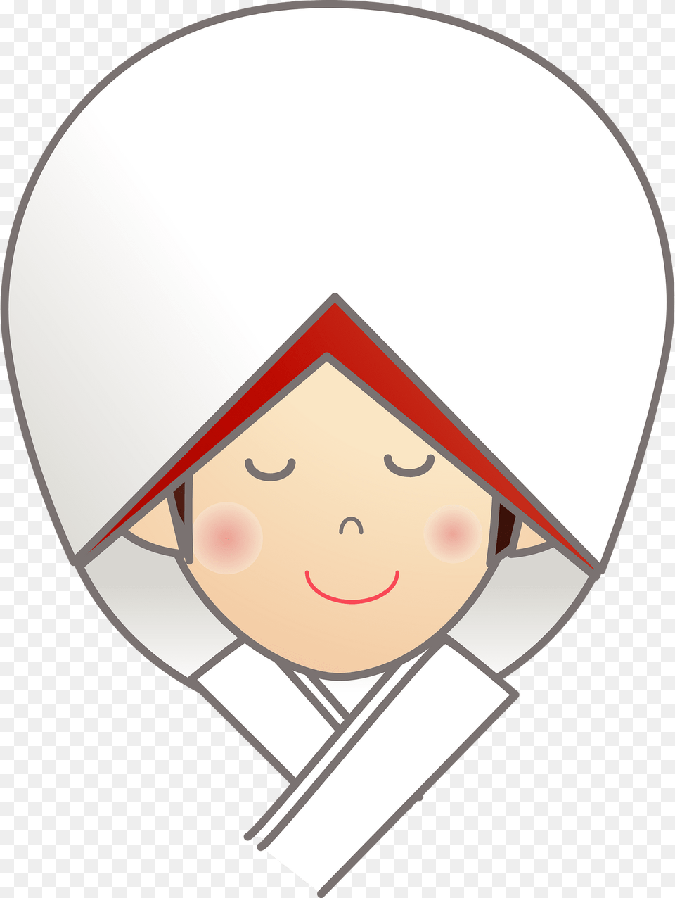 Wataboushi Japanese Headgear Clipart, Clothing, Hat, People, Person Free Transparent Png
