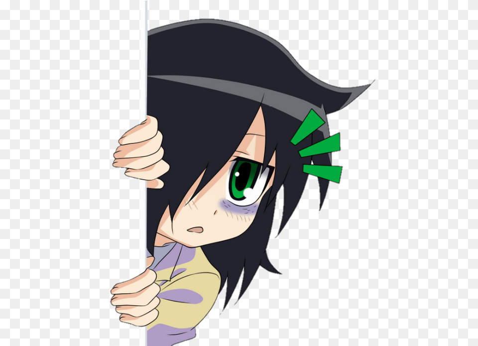 Watamote Tomoko Tomokokuroki Kuroki Minimal Anime Wallpaper Watamote, Book, Comics, Publication, Adult Free Png Download