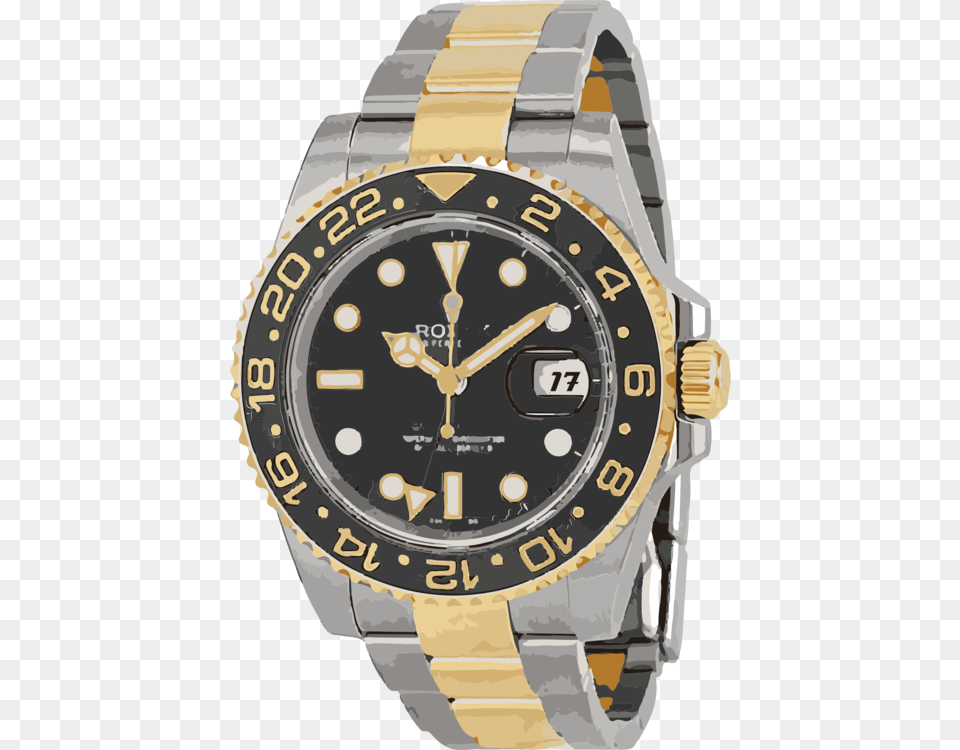 Watch Accessorybrownmetal Rolex Gmt Master Ii, Arm, Body Part, Person, Wristwatch Png Image