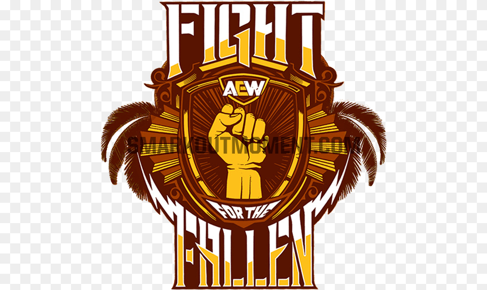 Watch Aew Fight For The Fallen 2019 Pay Per View Online Illustration, Body Part, Hand, Person, Emblem Free Png Download