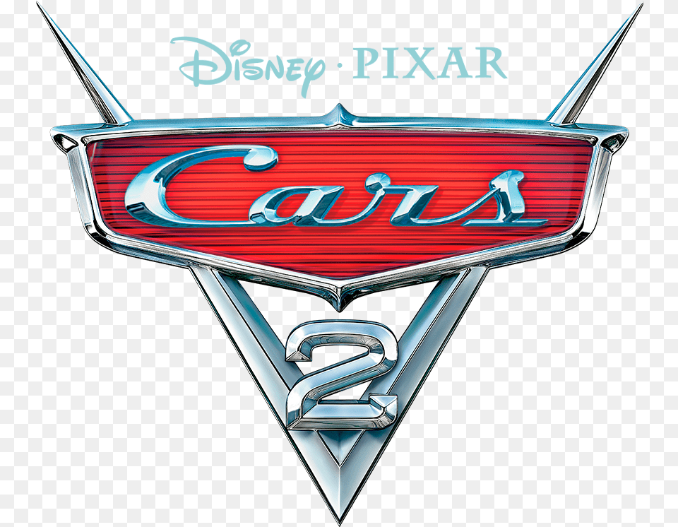 Watch Cars 2 Full Movie Disney Cars 2 Logo, Car, Emblem, Symbol, Transportation Free Png