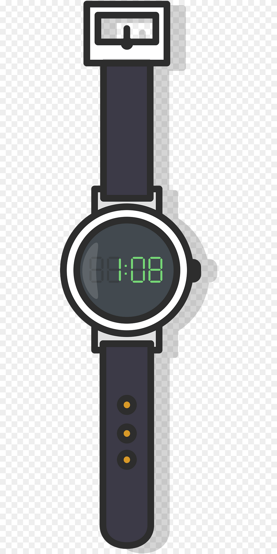 Watch Clipart, Digital Watch, Electronics, Dynamite, Weapon Free Png