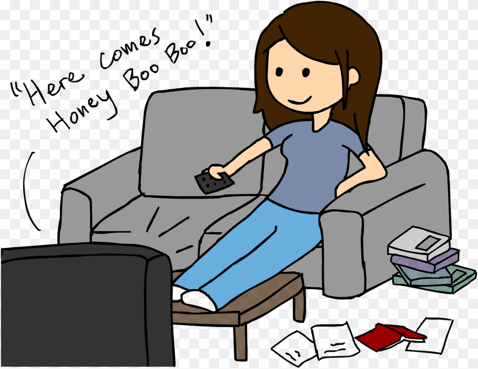 Watch Clipart Watch Video Girl Watching Tv Clipart, Couch, Furniture, Baby, Person Png