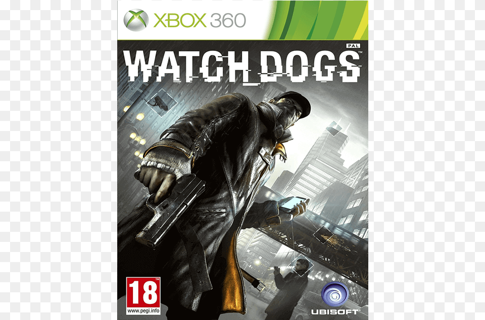 Watch Dog Watch Dogs 1 Xbox, Advertisement, Poster, Adult, Person Png Image