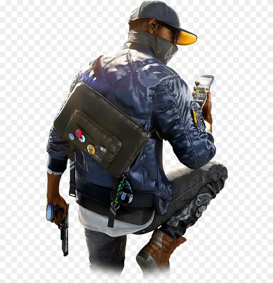 Watch Dogs 2 Bag, Weapon, Clothing, Coat, Firearm Png Image