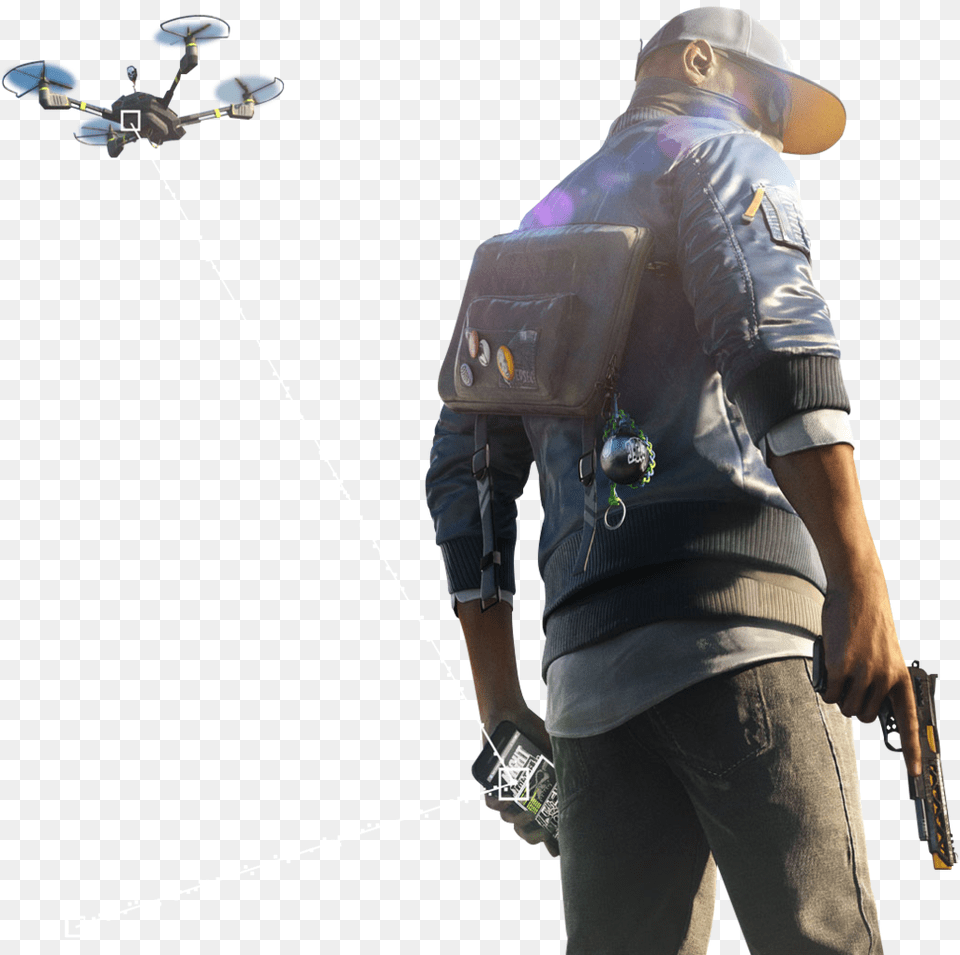 Watch Dogs 2 Marcus Watch Dog 2 Android, Clothing, Hat, Adult, Person Png