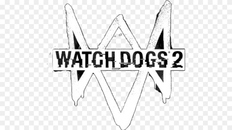 Watch Dogs 2 Watch Dogs, Logo, Stencil, Sticker Free Png Download