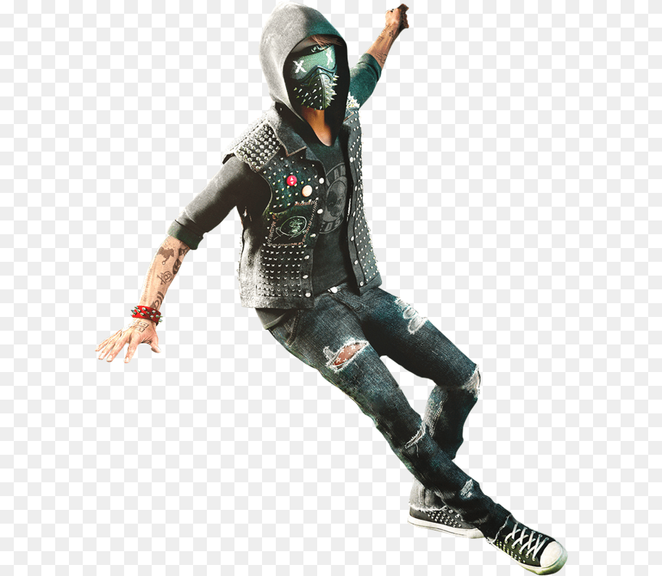 Watch Dogs 2 Wrench Render 7 Watch Dogs 2 Action Figure, Person, Dancing, Leisure Activities, Face Free Png