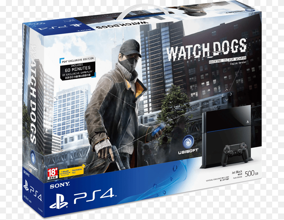 Watch Dogs, Advertisement, Adult, Person, Man Png Image